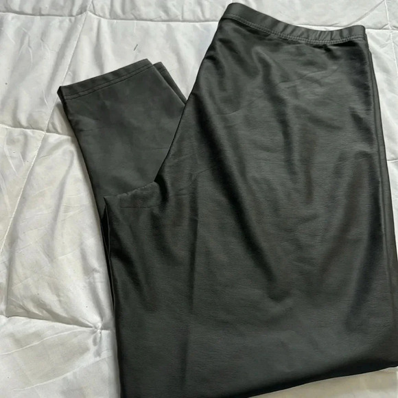 ASOS Designs black pleather leggings size 14 NWOT - Picture 6 of 6